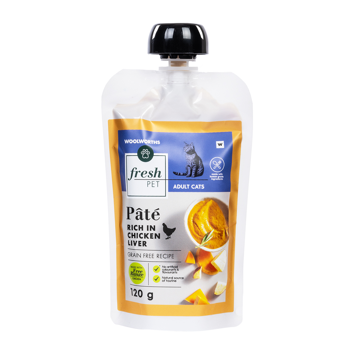 Fresh Pet Pate Rich in Chicken Liver Adult Cat Food 120 g