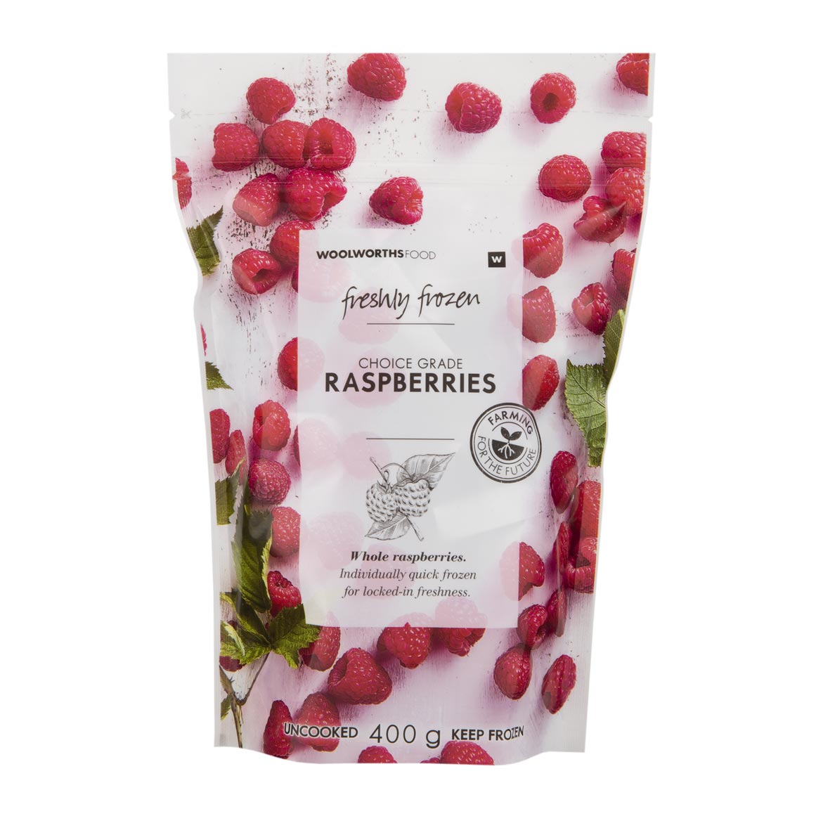 Freshly Frozen Raspberries 400 g | Woolworths.co.za