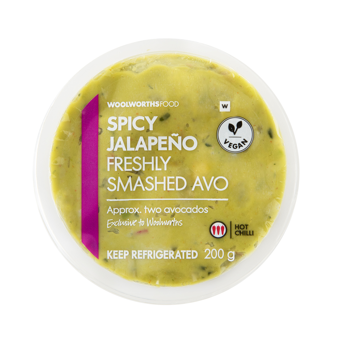 Freshly Smashed Spicy Jalapeño Avo 200 g