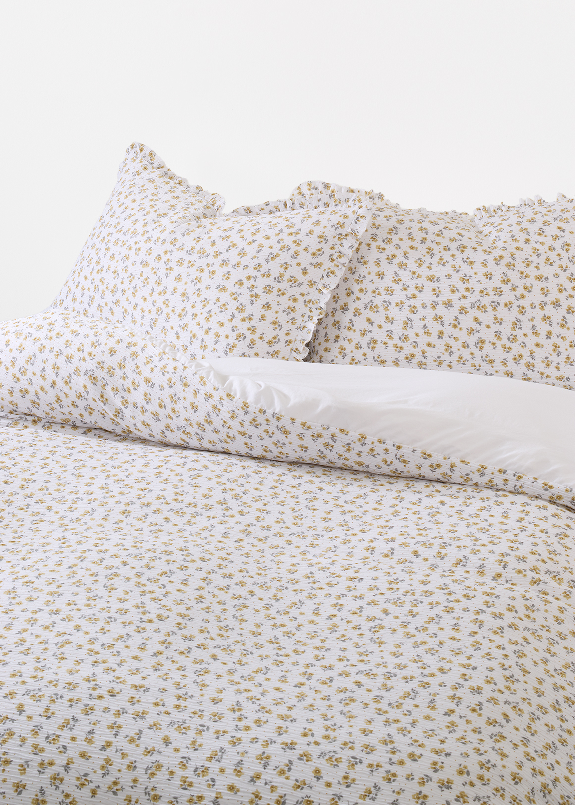 Frill Ditsy Microfibre Duvet Cover Set