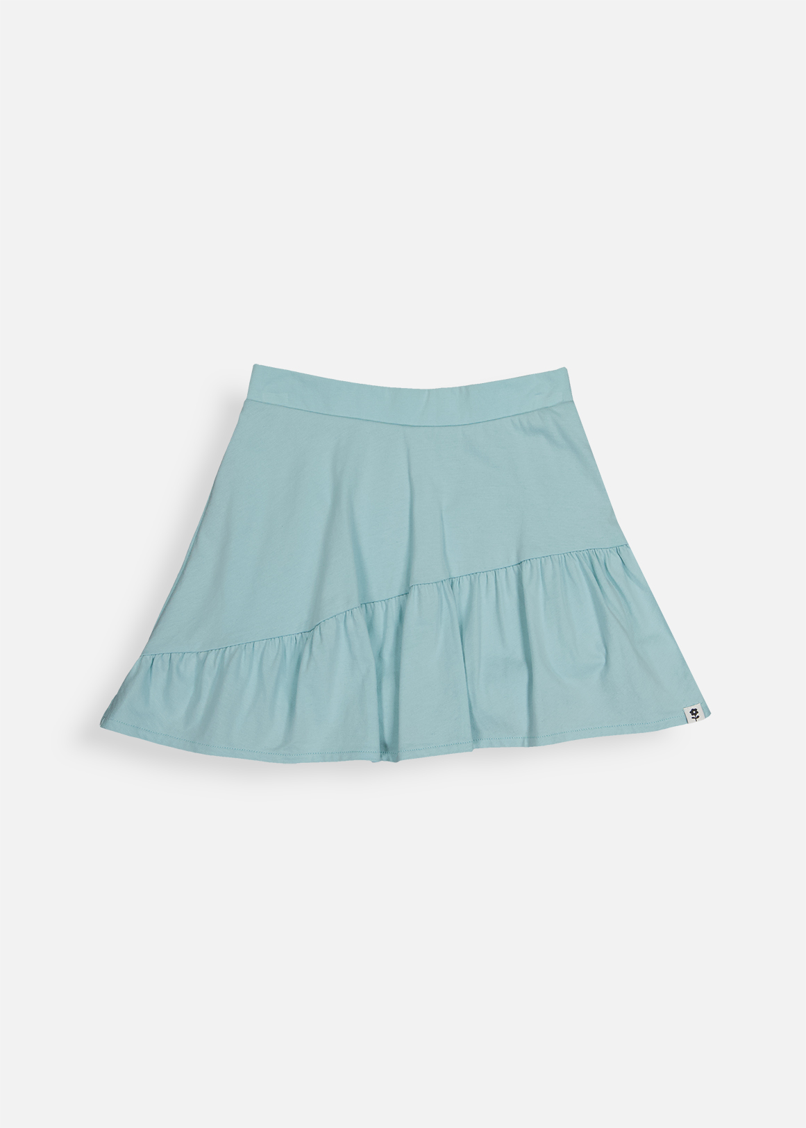 Frill Knit Cotton Skort