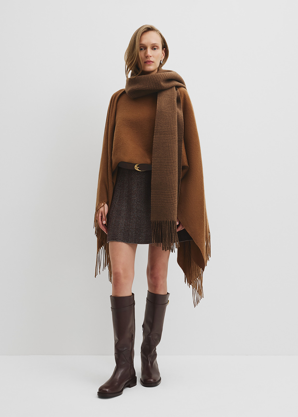 Fringed Woven Scarf