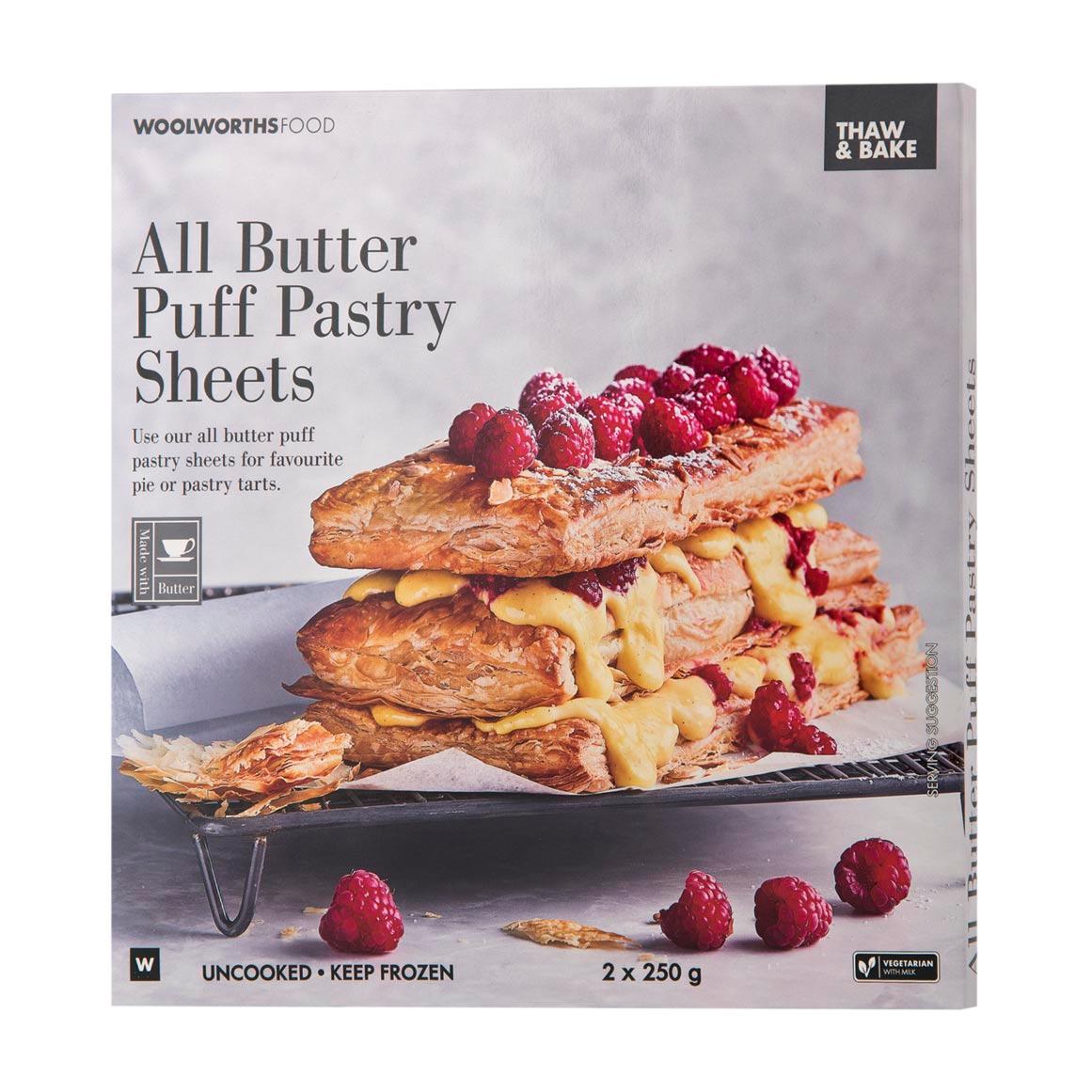 All Butter Puff Pastry Sheets