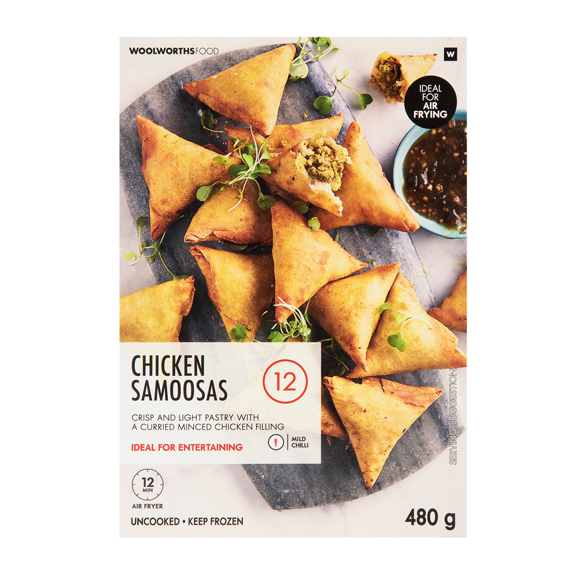 Frozen Chicken Samoosas 12 pk