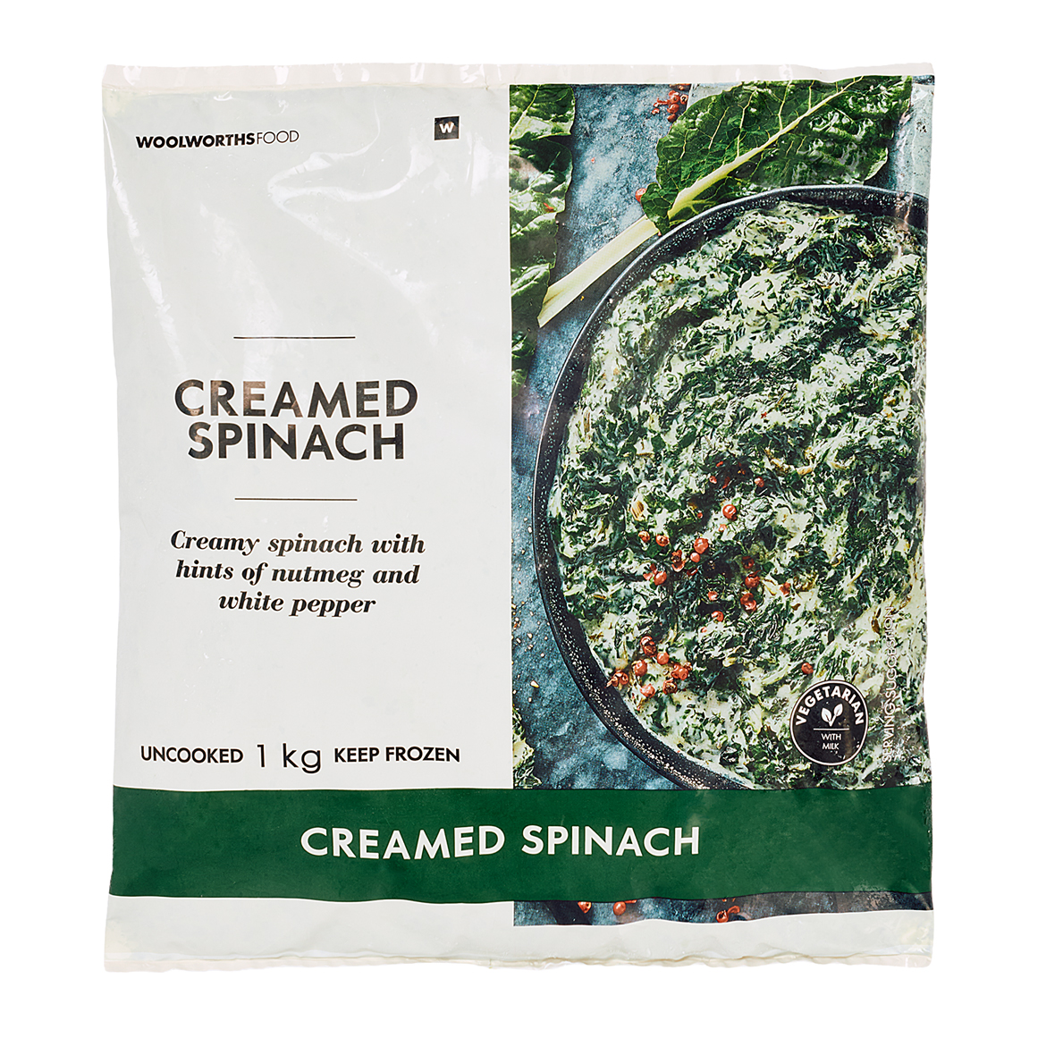 Frozen Creamed Spinach 1 kg