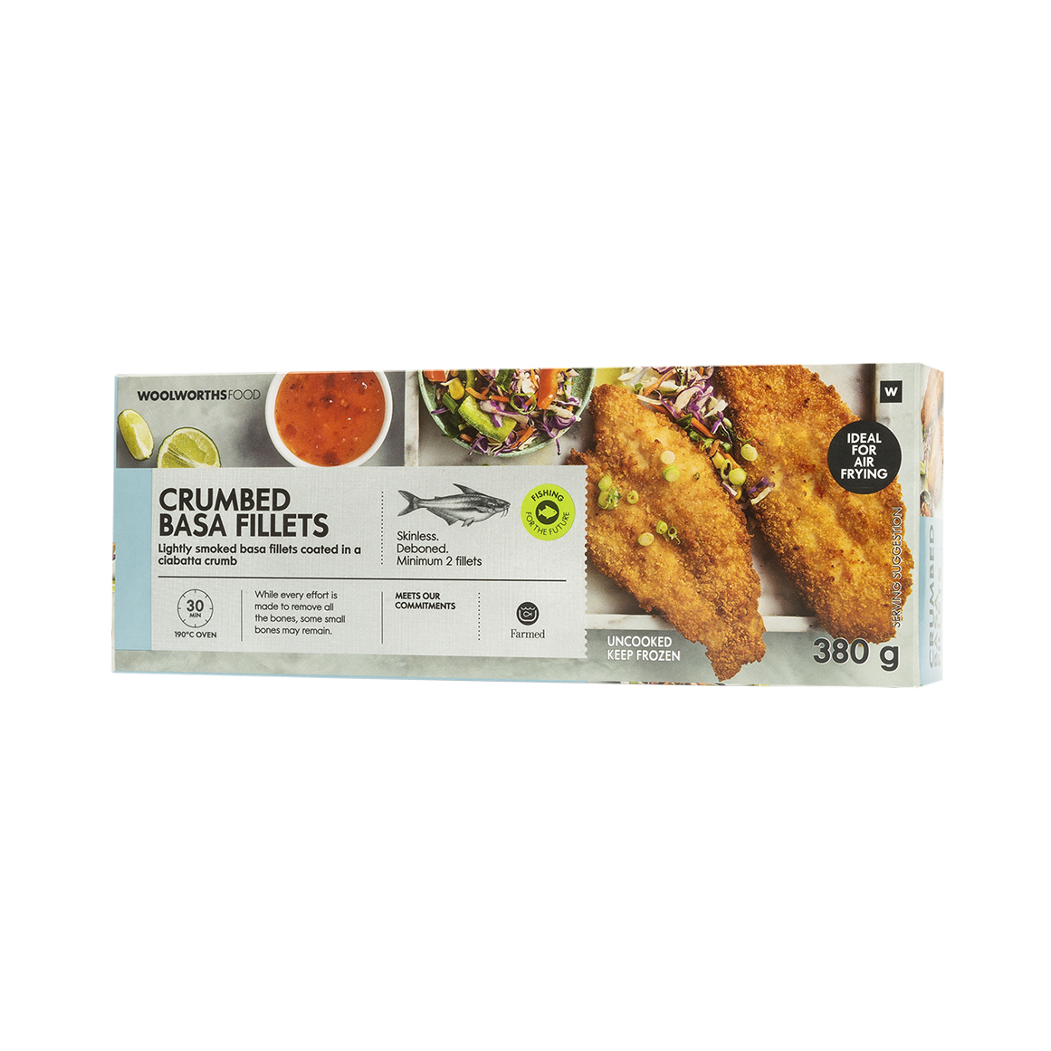 Frozen Crumbed Basa Fillets 380 g
