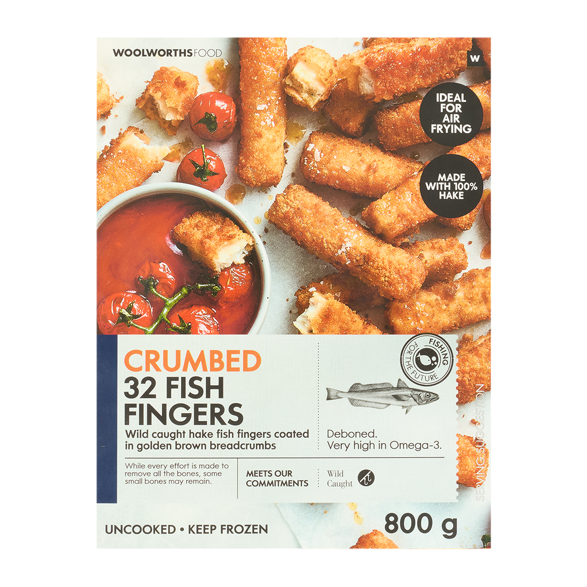 Frozen Crumbed Fish Fingers 800 g