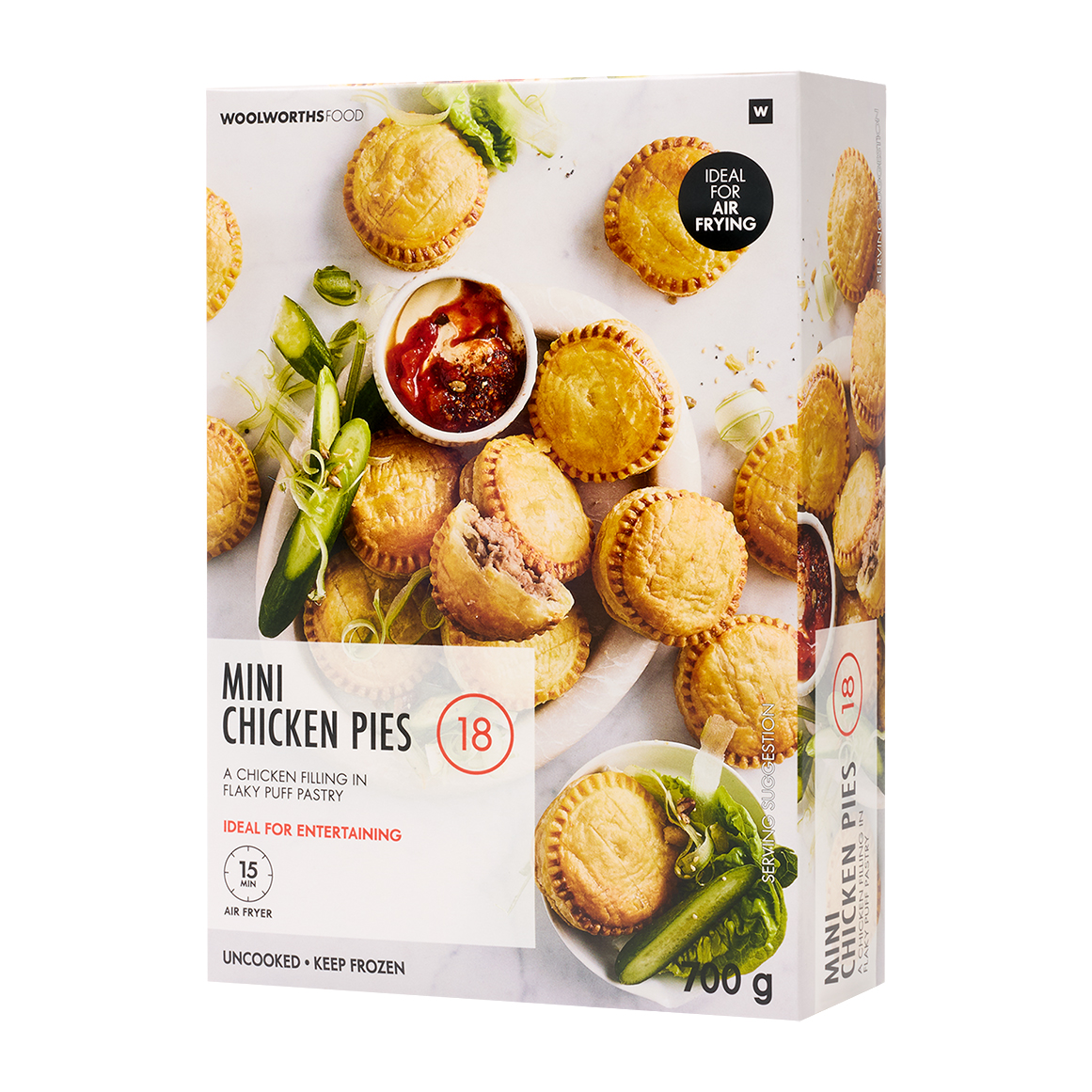 Frozen Mini Chicken Pies 18 pk