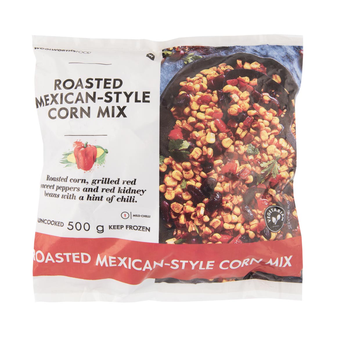 Frozen Roasted Mexican-Style Corn Mix 500 g