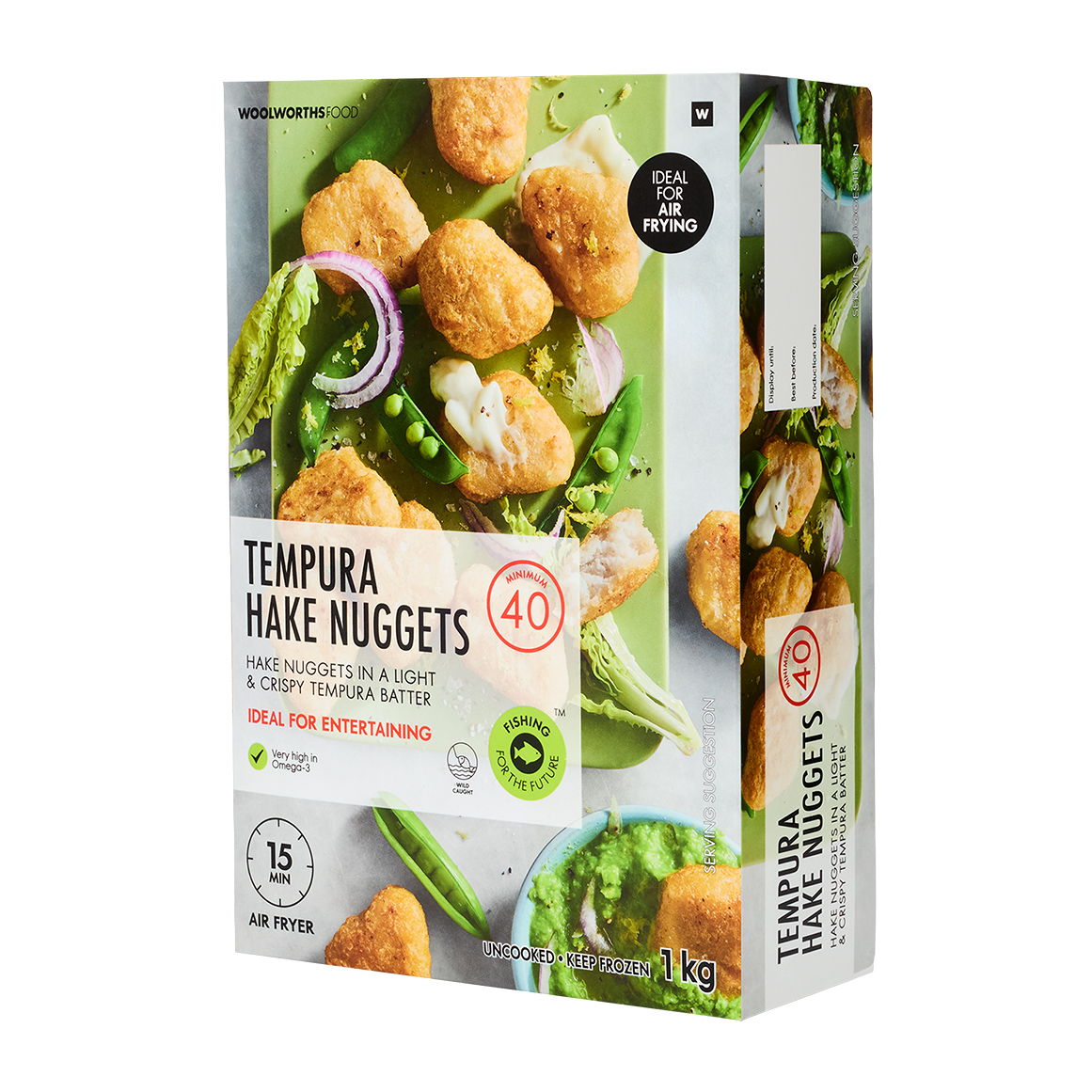 Frozen Tempura Hake Nuggets 40 pk