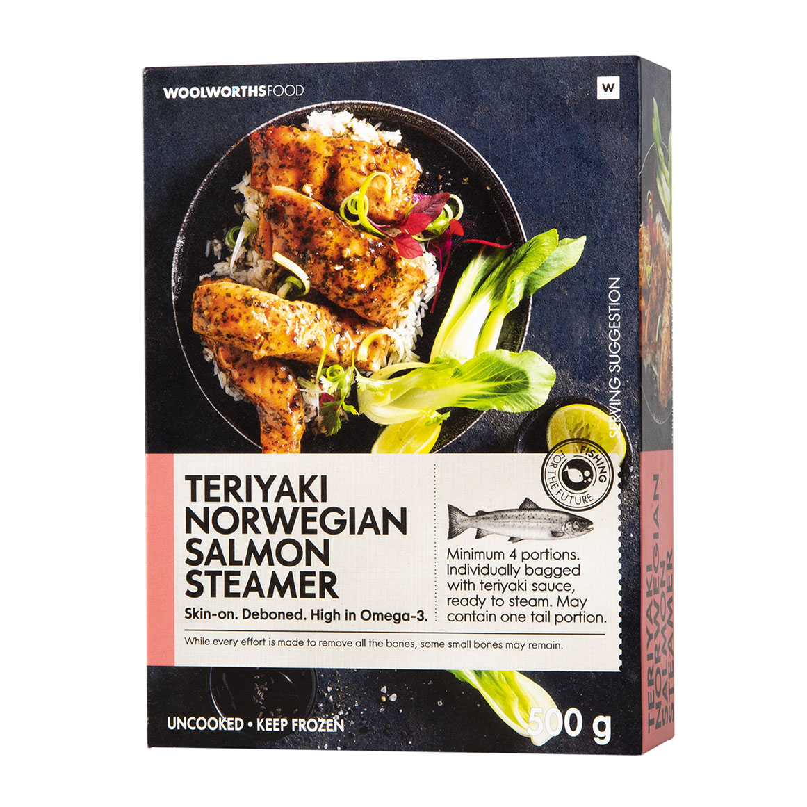 Frozen Teriyake Norwegian Salmon Steamer 500 g