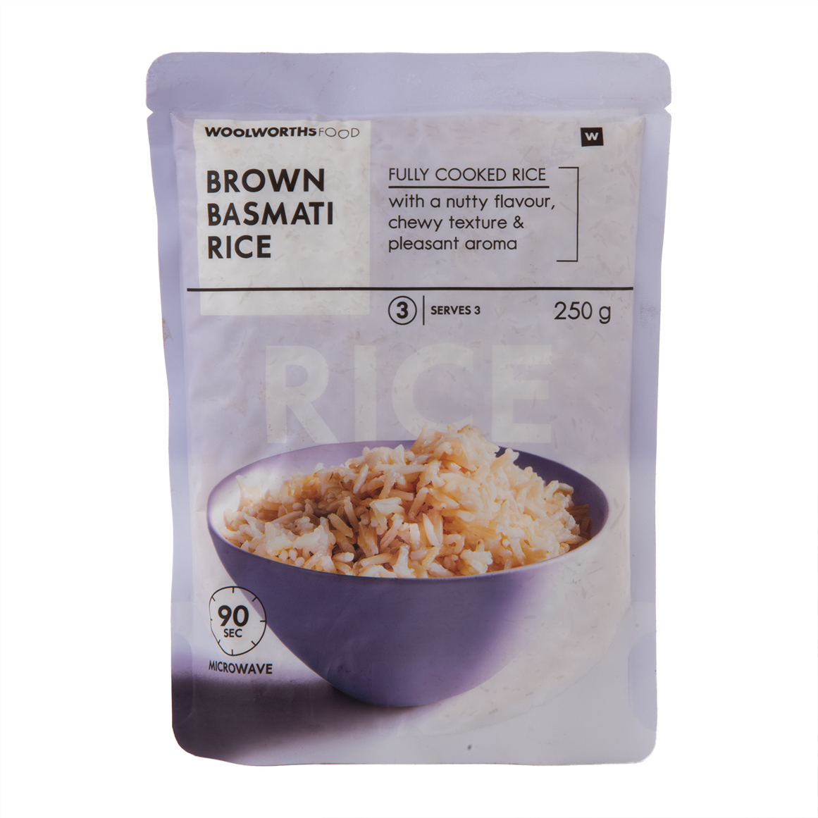 Fully Cooked Brown Basmati Rice 250 g | Woolworths.co.za