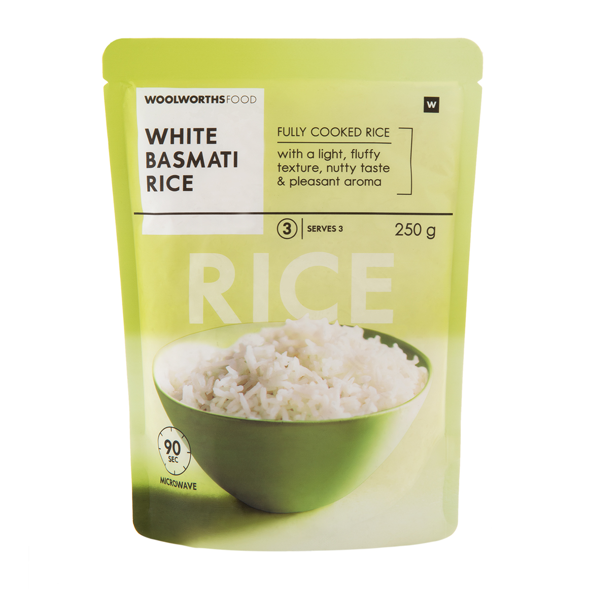 Fully Cooked White Basmati Rice 250 g | Woolworths.co.za