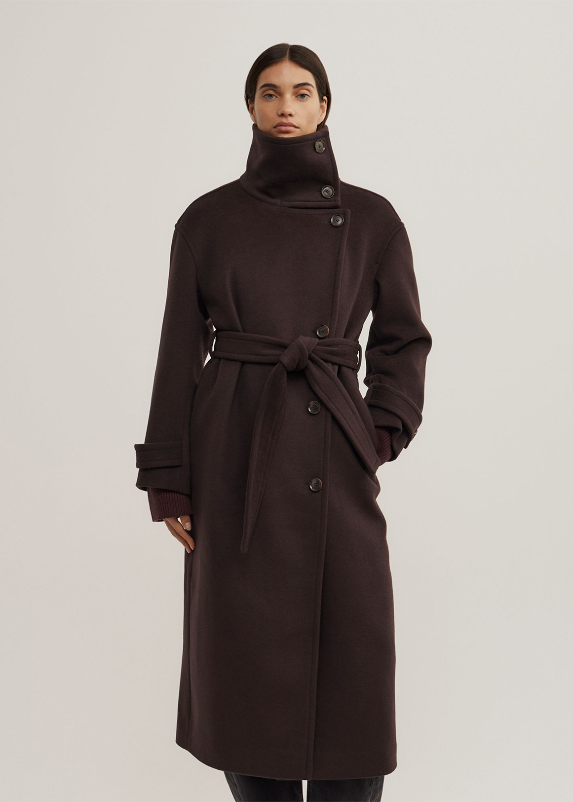 Funnel Neck Coat