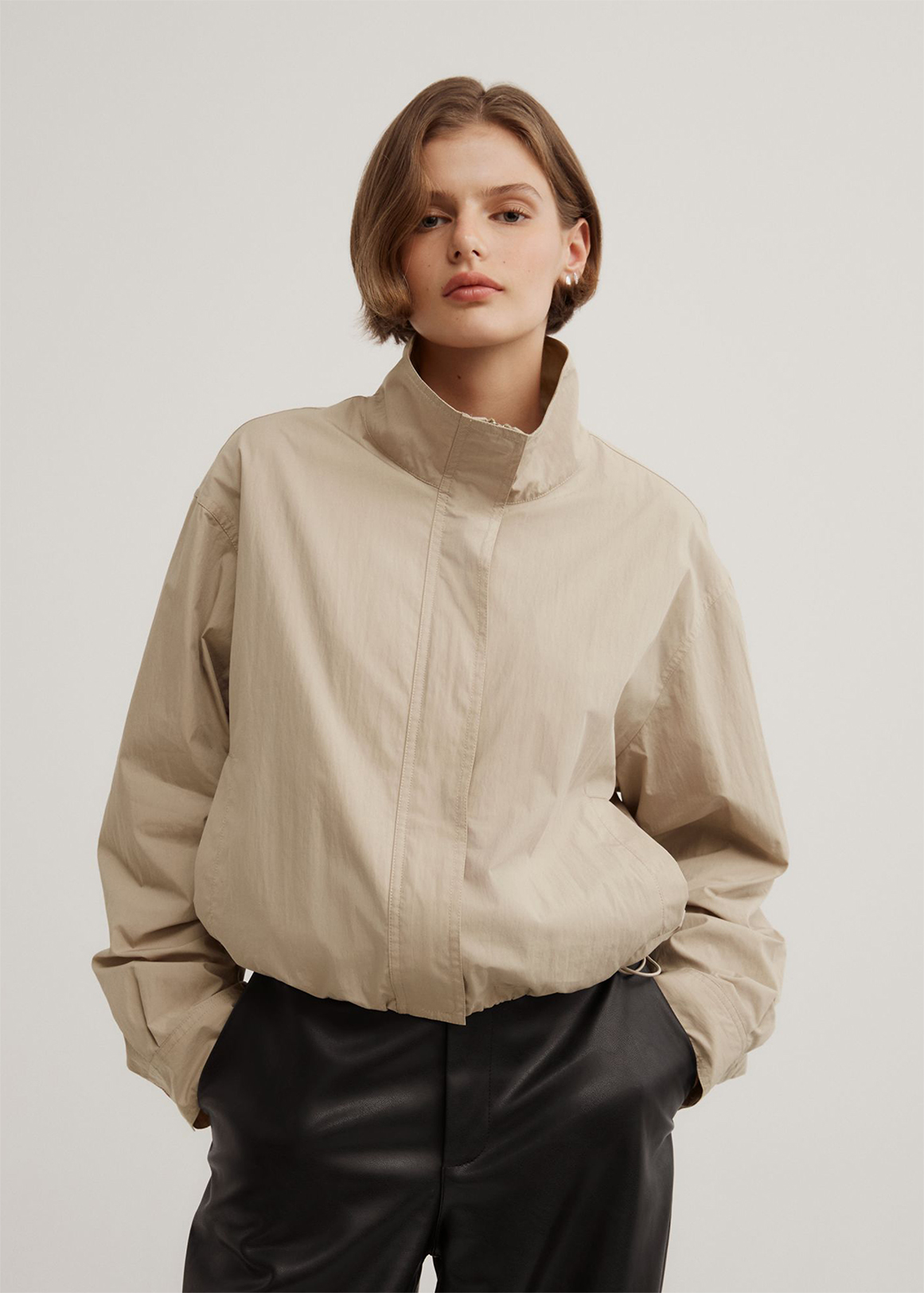 Funnel Zip Through Jacket