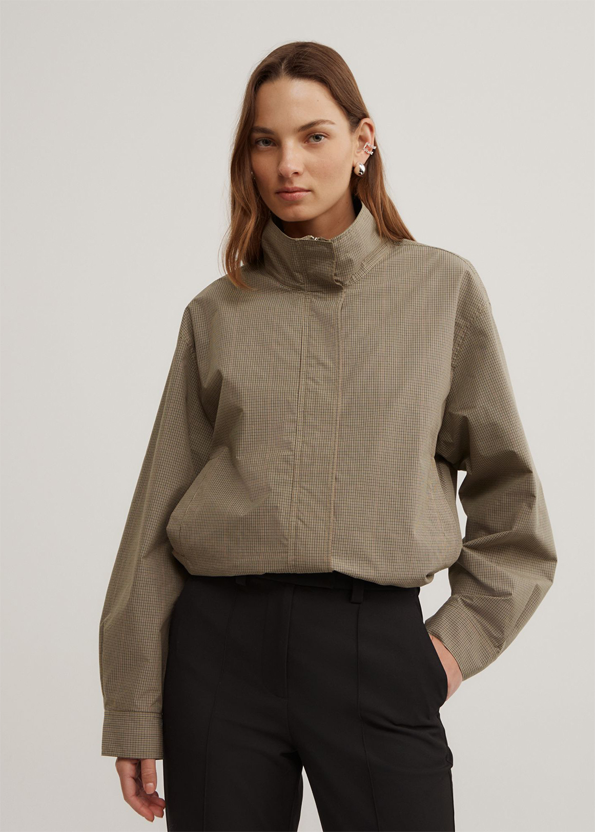 Funnel Zip Through Jacket
