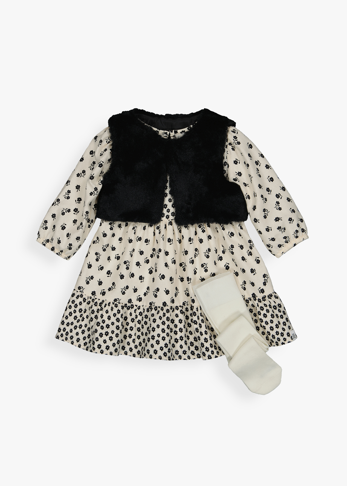 Fur Bolero, Dress & Tights Set | Woolworths.co.za