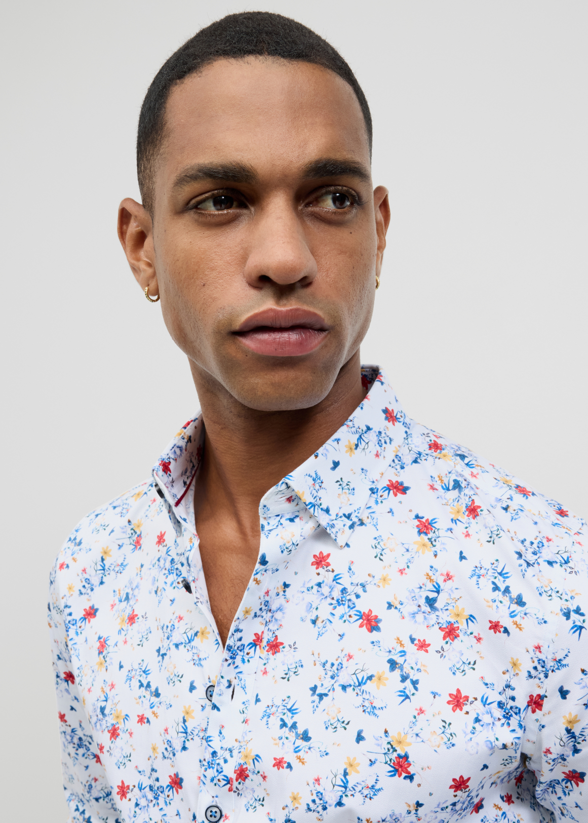 Fusion Floral Long Sleeve Shirt
