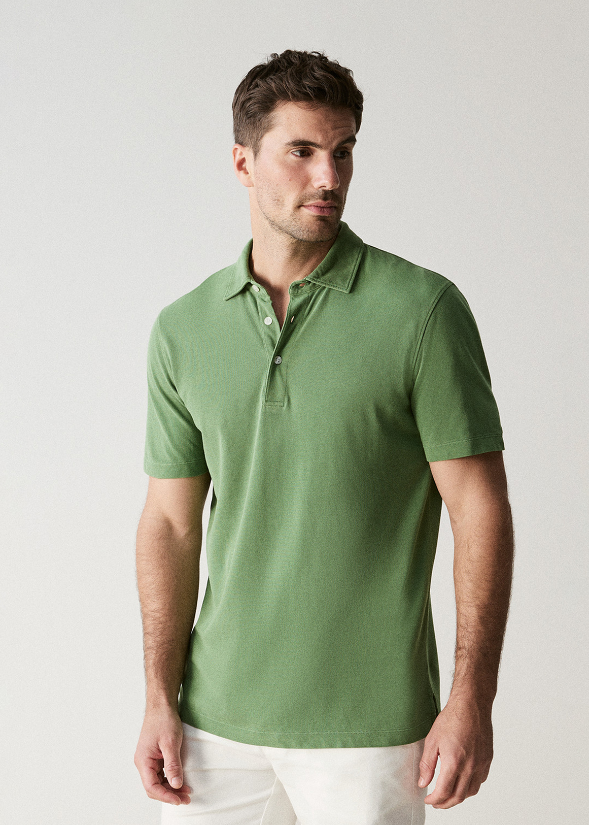 Garment Dyed Cotton Pique Polo | Woolworths.co.za