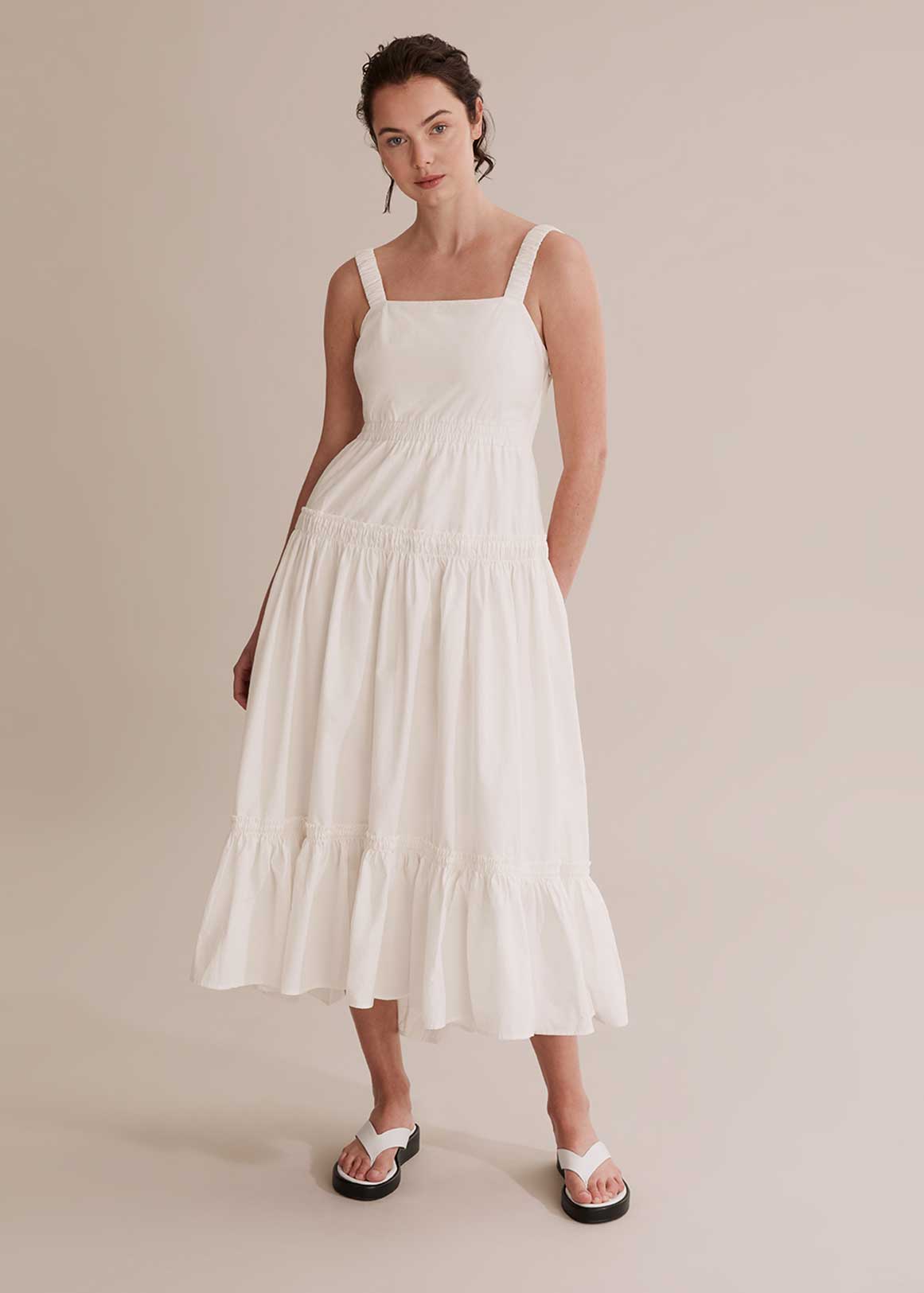 Gathered Hem Maxi Dress | Woolworths.co.za