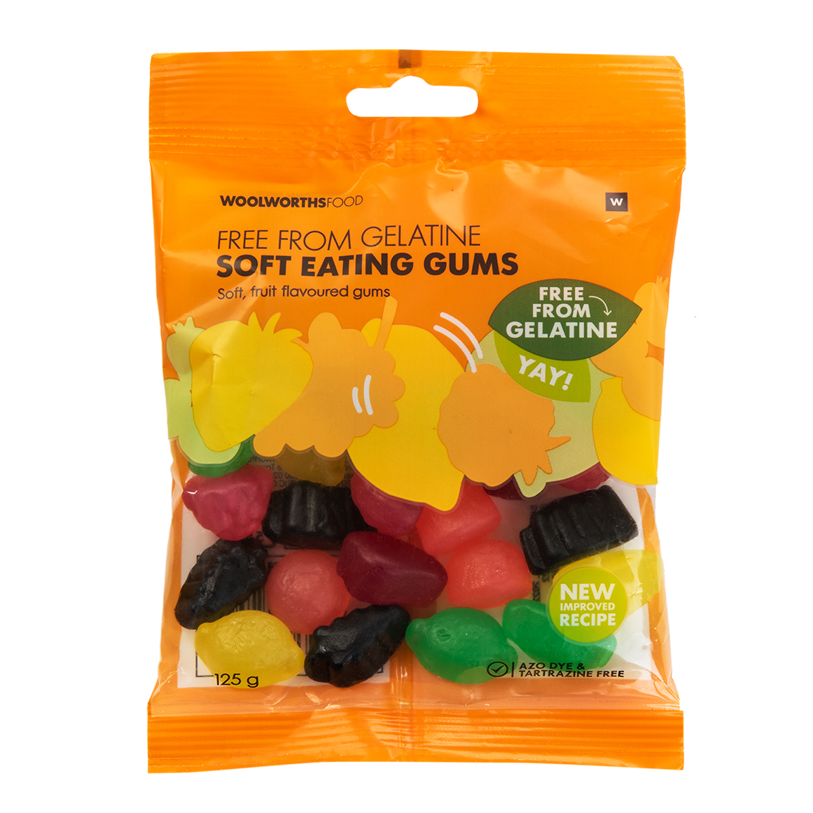 Gelatine Free Soft Eating Gums 125 g