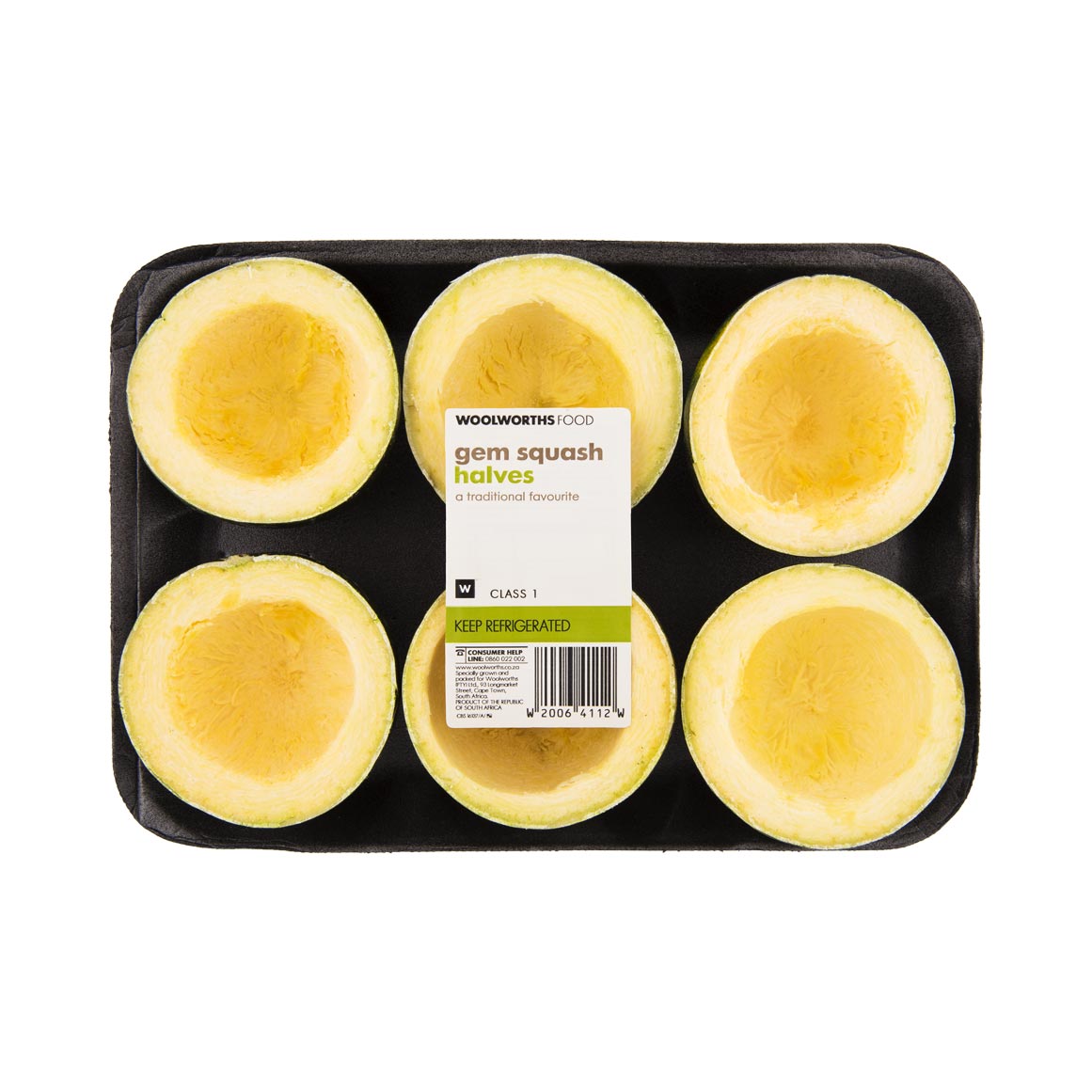 Photo of Gem Squash Halves 6 pk