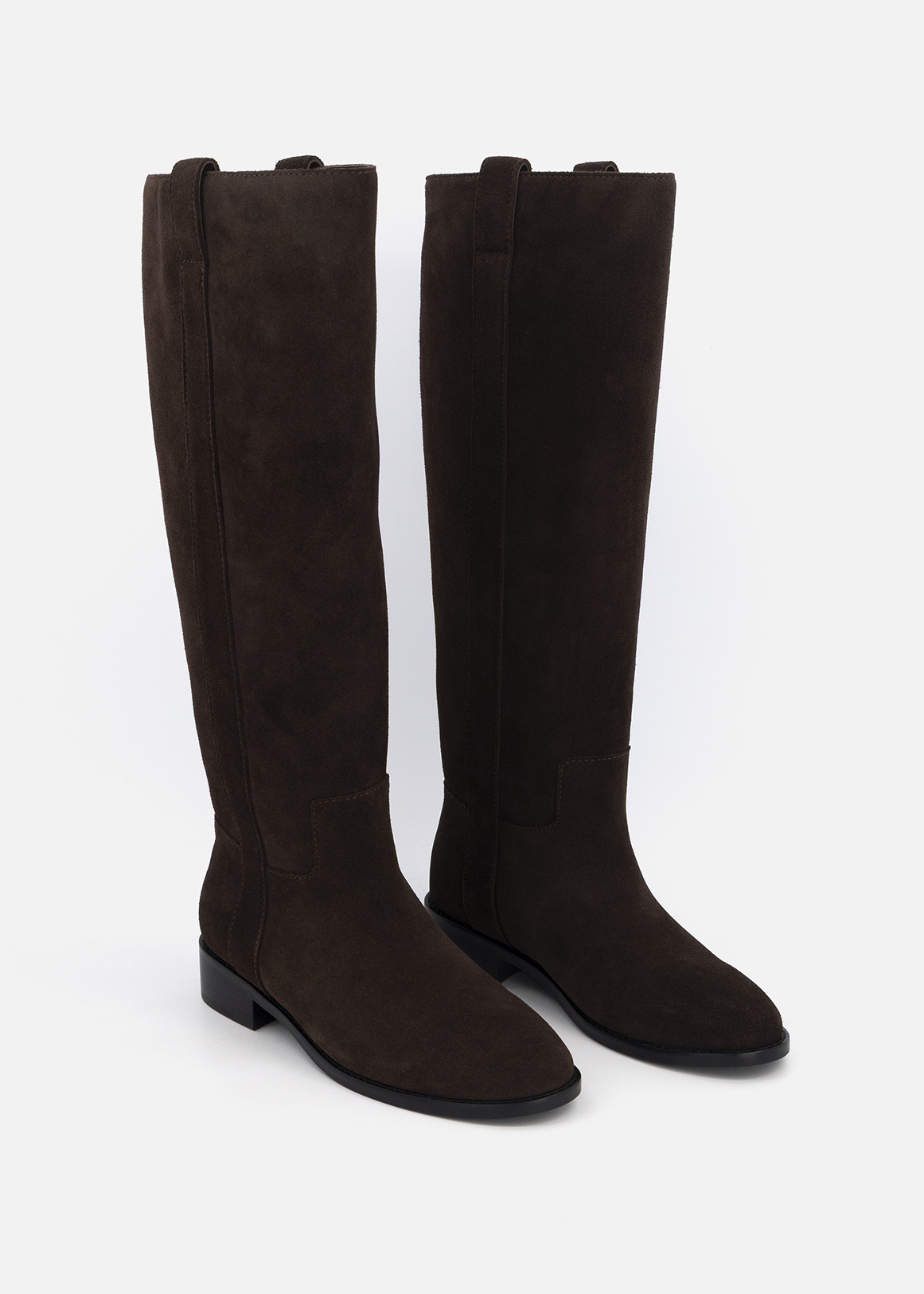 Genuine Suede Riding Boots