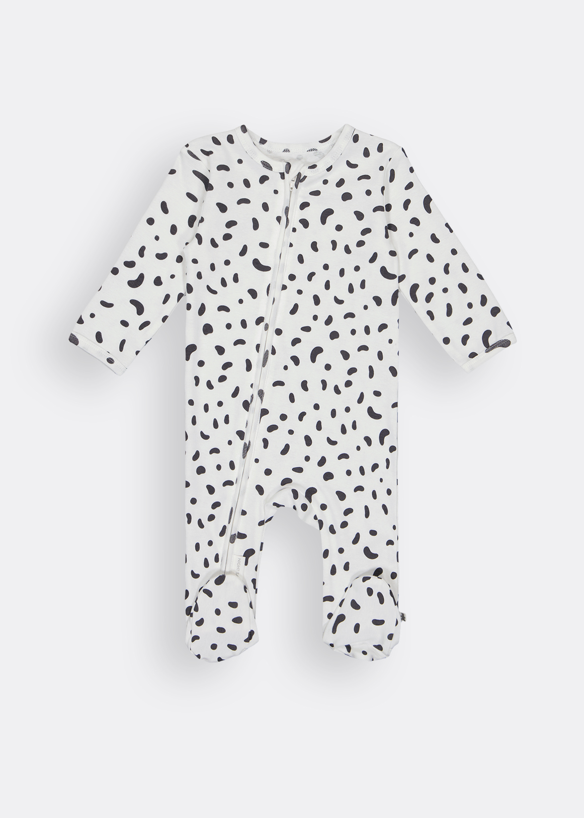 Geo Spot Organic Cotton Zip Sleepsuit