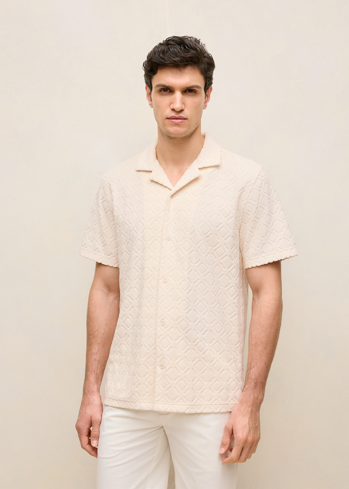 Geo Terry Short Sleeve Shirt