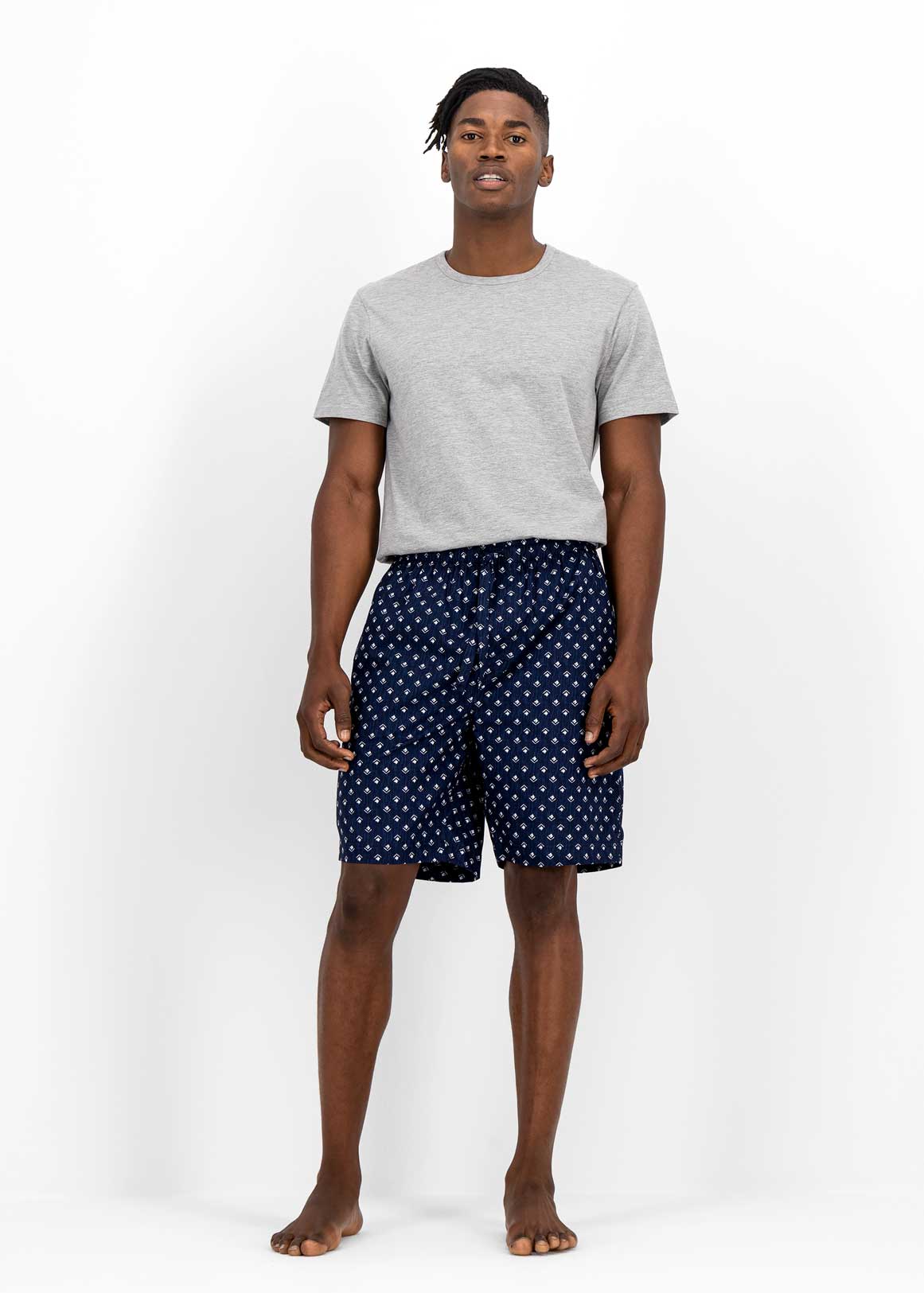 Geometric Cotton Sleep Shorts | Woolworths.co.za