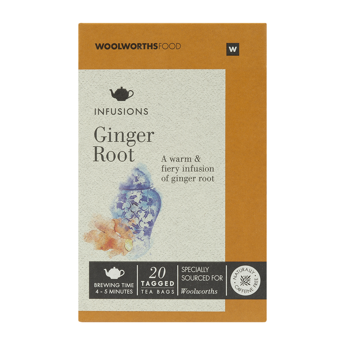 Ginger Root Infusions Tea Bags 20 pk | Woolworths.co.za