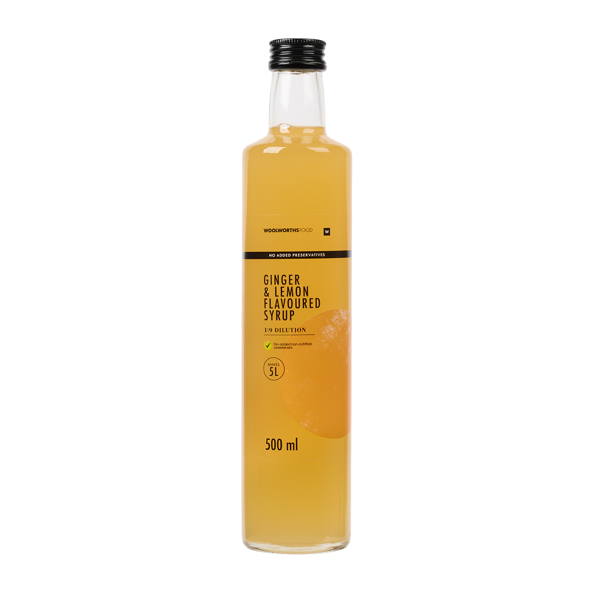 Ginger and Lemon Flavoured Syrup 500 ml