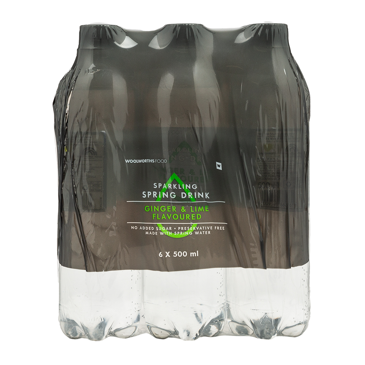Ginger and Lime Flavoured Sparkling Spring Drink 6 x 500 ml