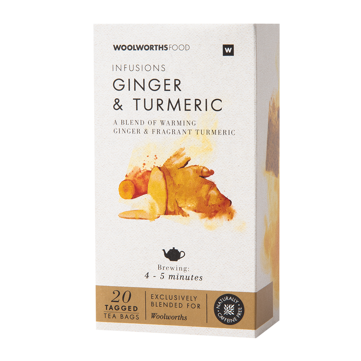 Ginger and Turmeric Infusions Tagged Tea Bags 20 pk Woolworths.co.za