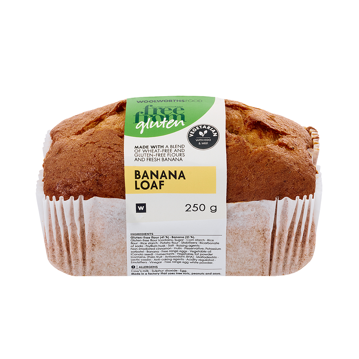 Gluten Free Banana Loaf 250 g