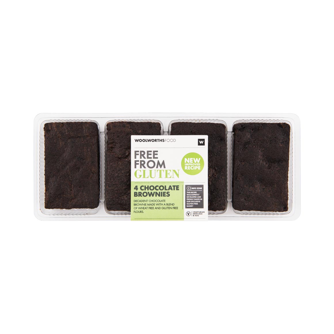 Gluten Free Chocolate Brownies 4 Pk Za 