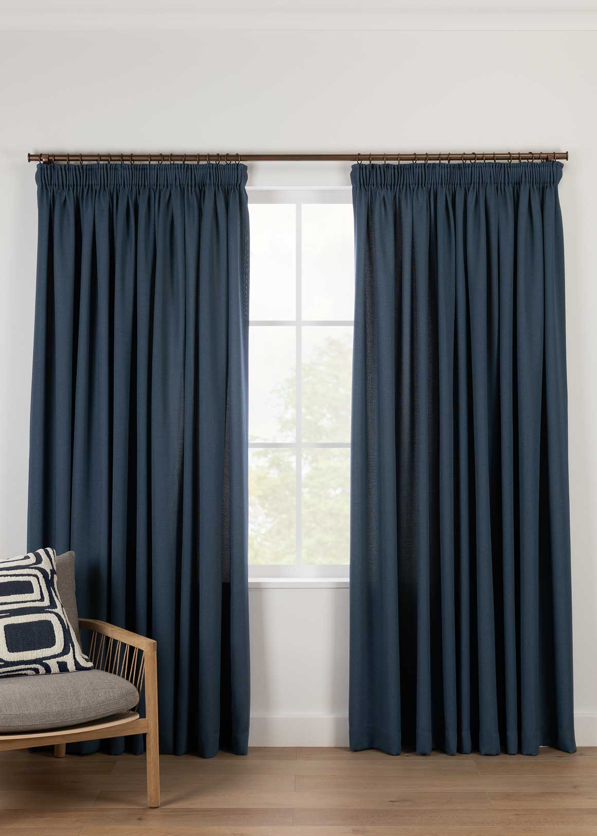 Greyton Taped Microfibre Curtain 260x218cm | Woolworths.co.za