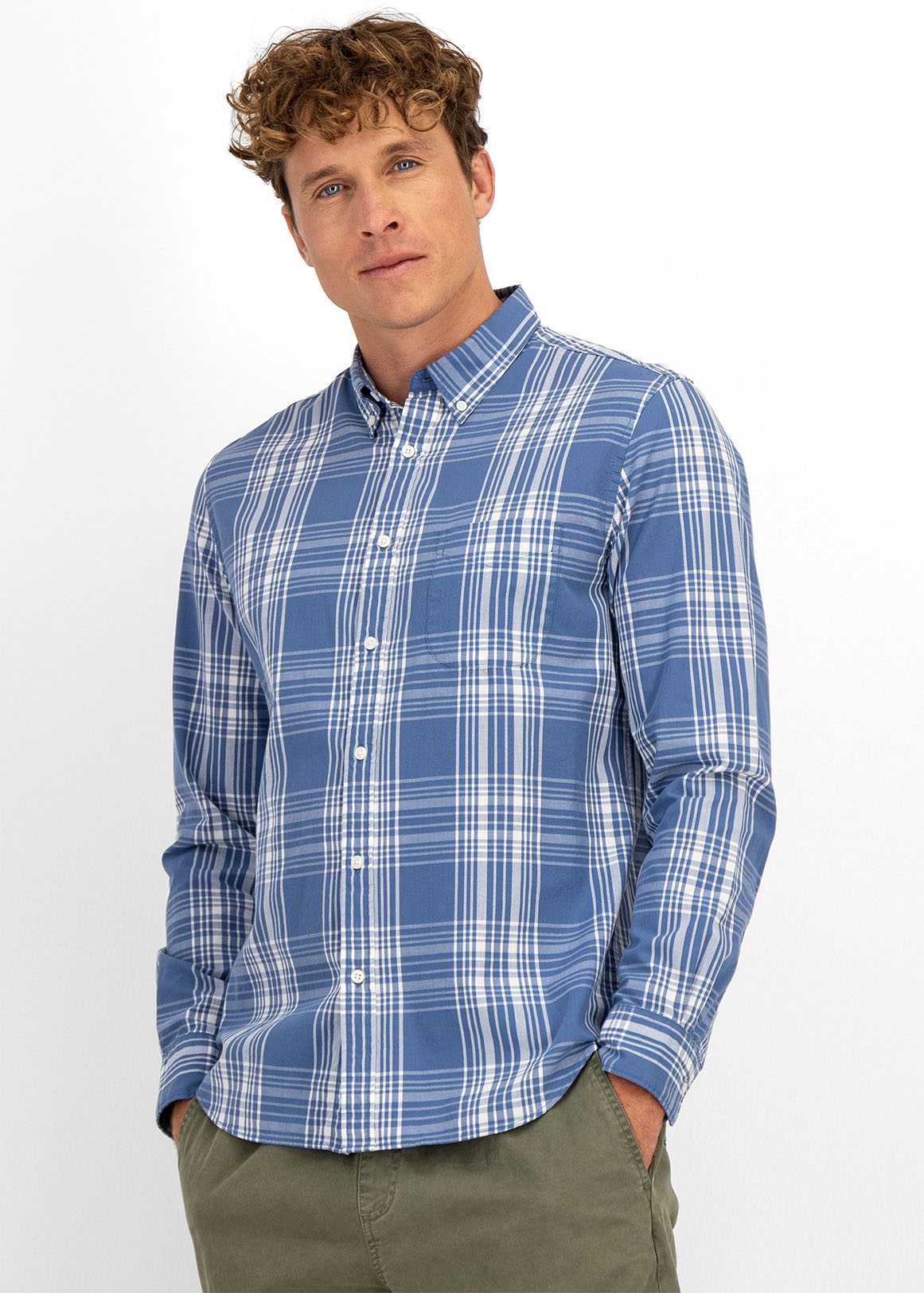 Grid Check Cotton Shirt | Woolworths.co.za