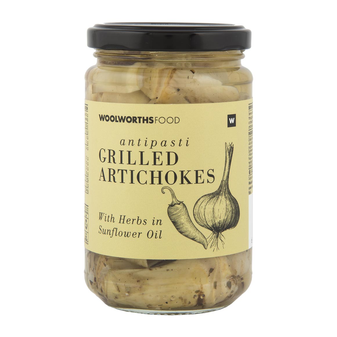 Grilled Artichokes with Herbs in Sunflower Oil 280 g