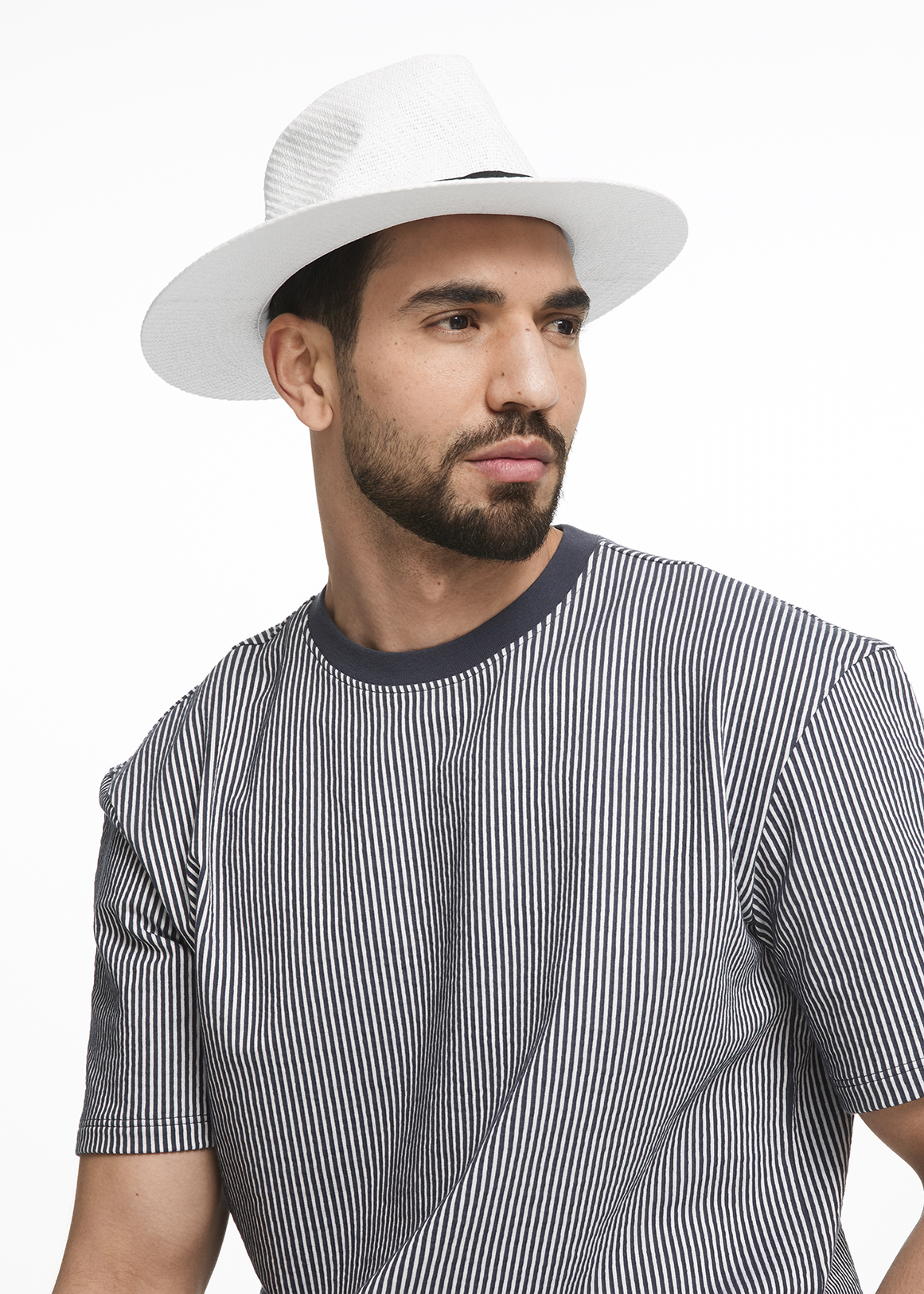 Grosgrain Ribbon Straw Panama Hat