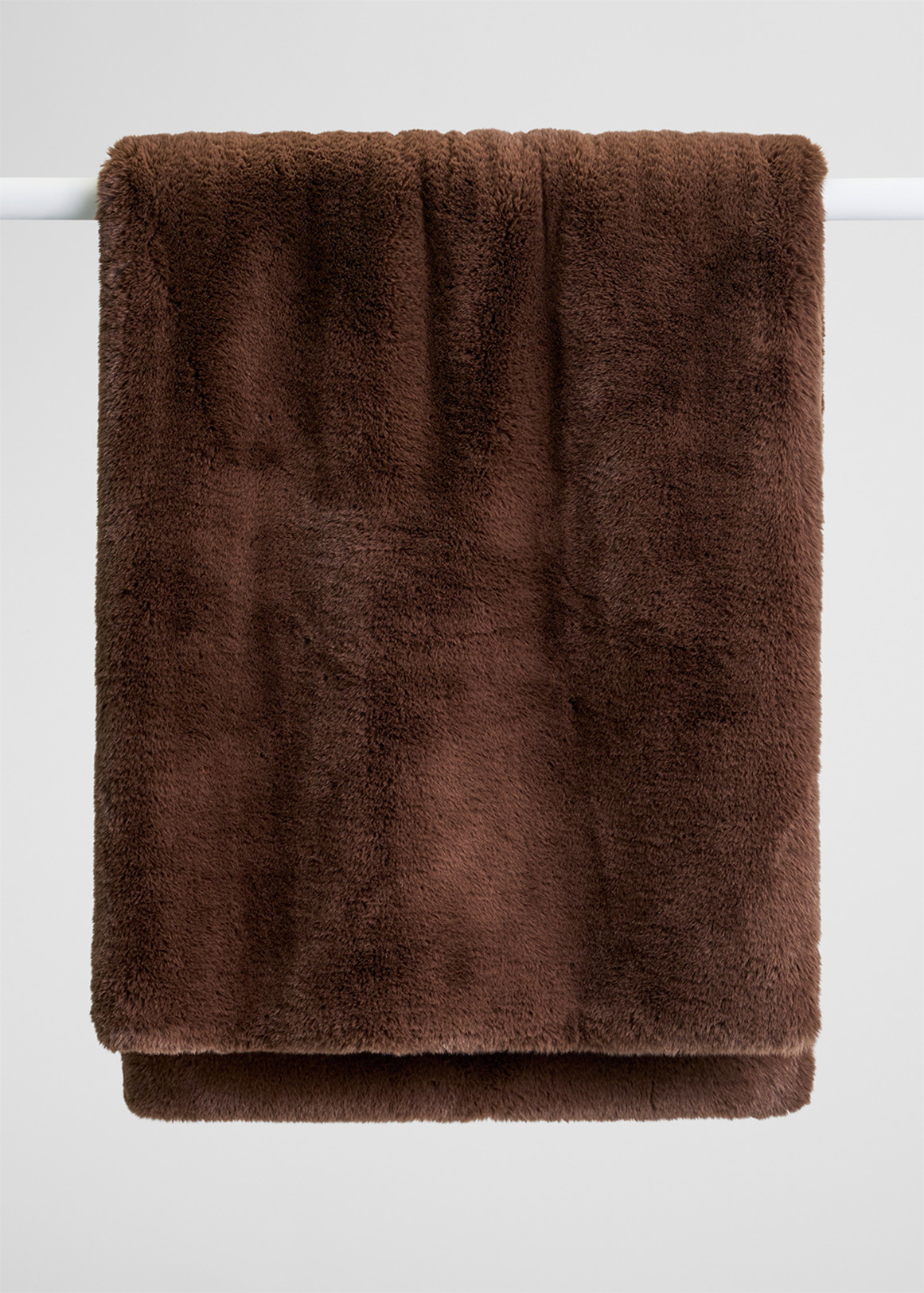 Hailey Recycled Polyester Blend Fur Throw