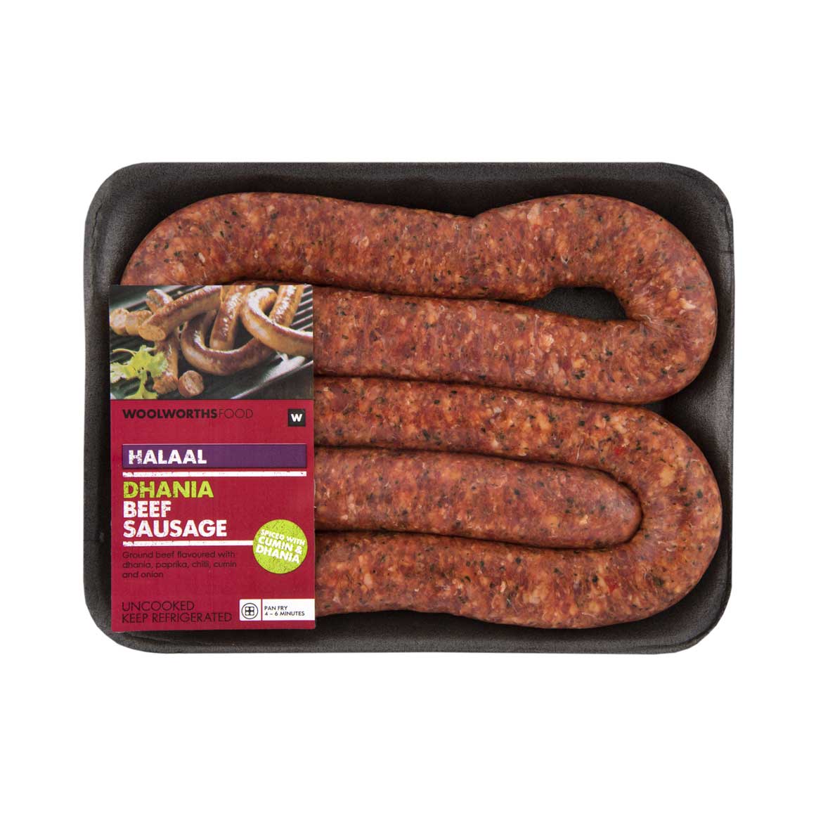 Halaal Dhania Beef Sausage Avg 500 g