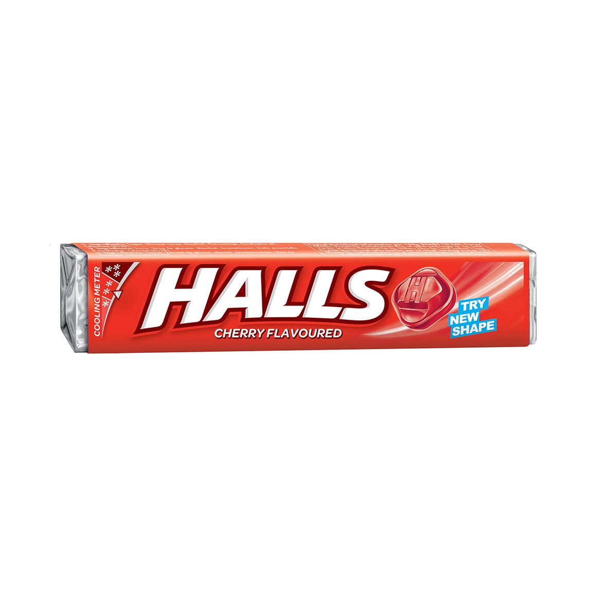 Halls Cherry Flavoured Lozenges 10 pcs