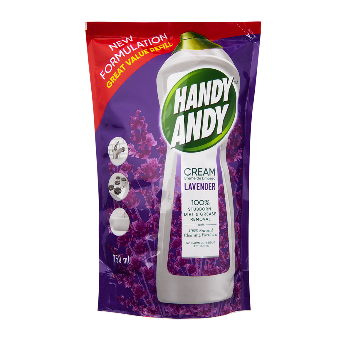 Handandy Handy Andy Lavender Multi Purpose Cleaning Cream Refill 750 ml ...