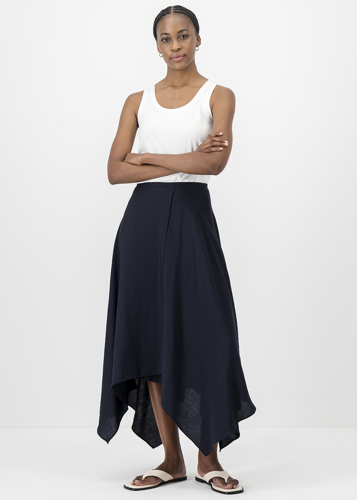 Hanky Viscose Blend Skirt