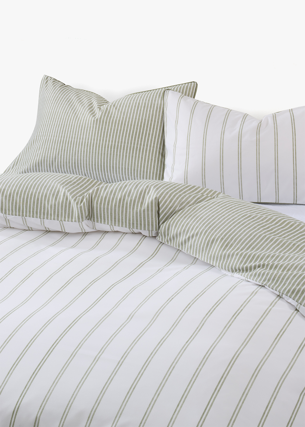 Harbour Stripe Microfibre Duvet Cover Set