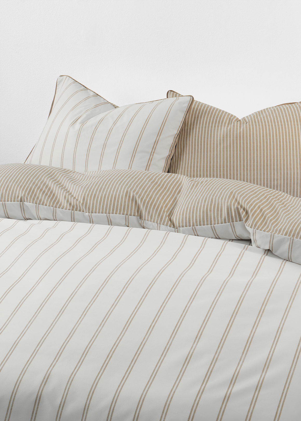 Harbour Stripe Microfibre Duvet Set