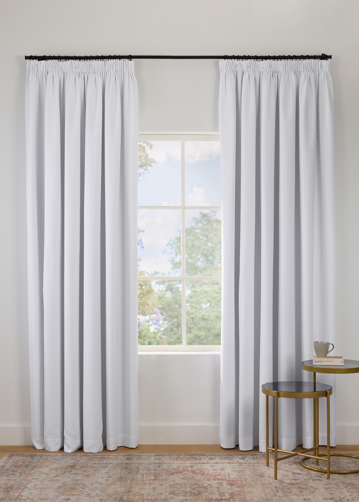 Harrison Longer Length Block Out Taped Curtain 260cm (W) x 250cm (L)