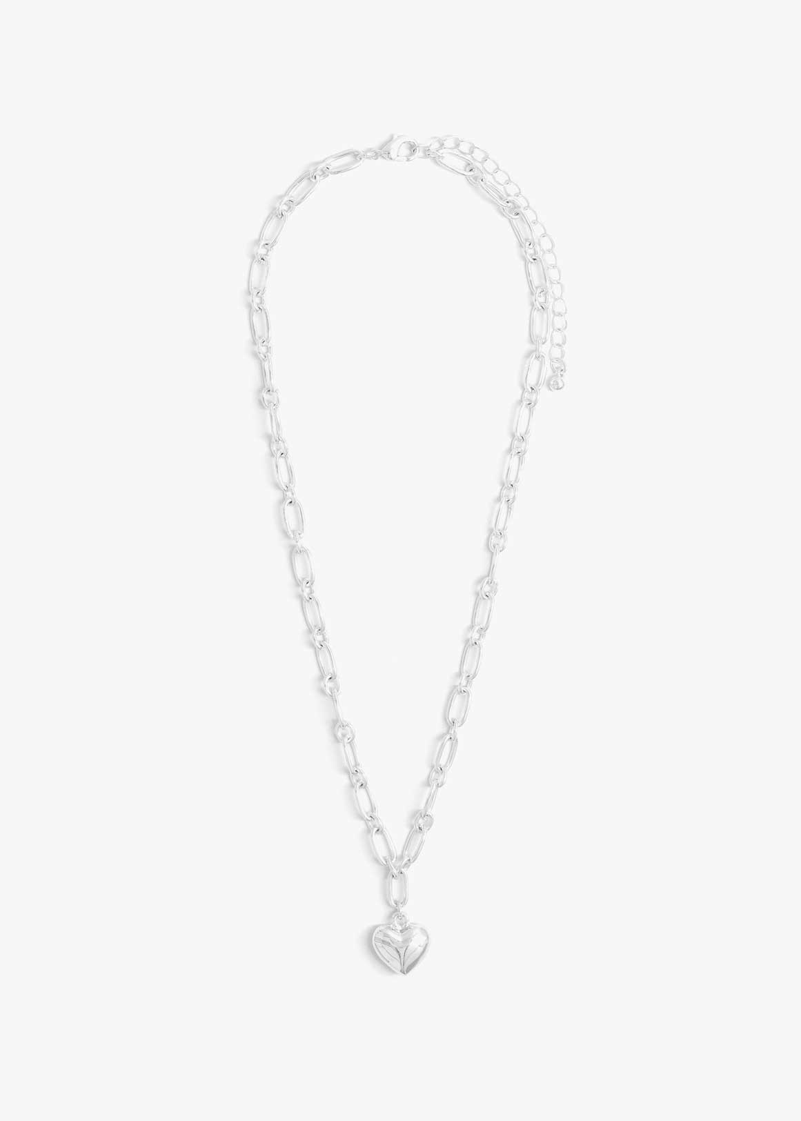 Heart Pendant Linked Chain Necklace | Woolworths.co.za