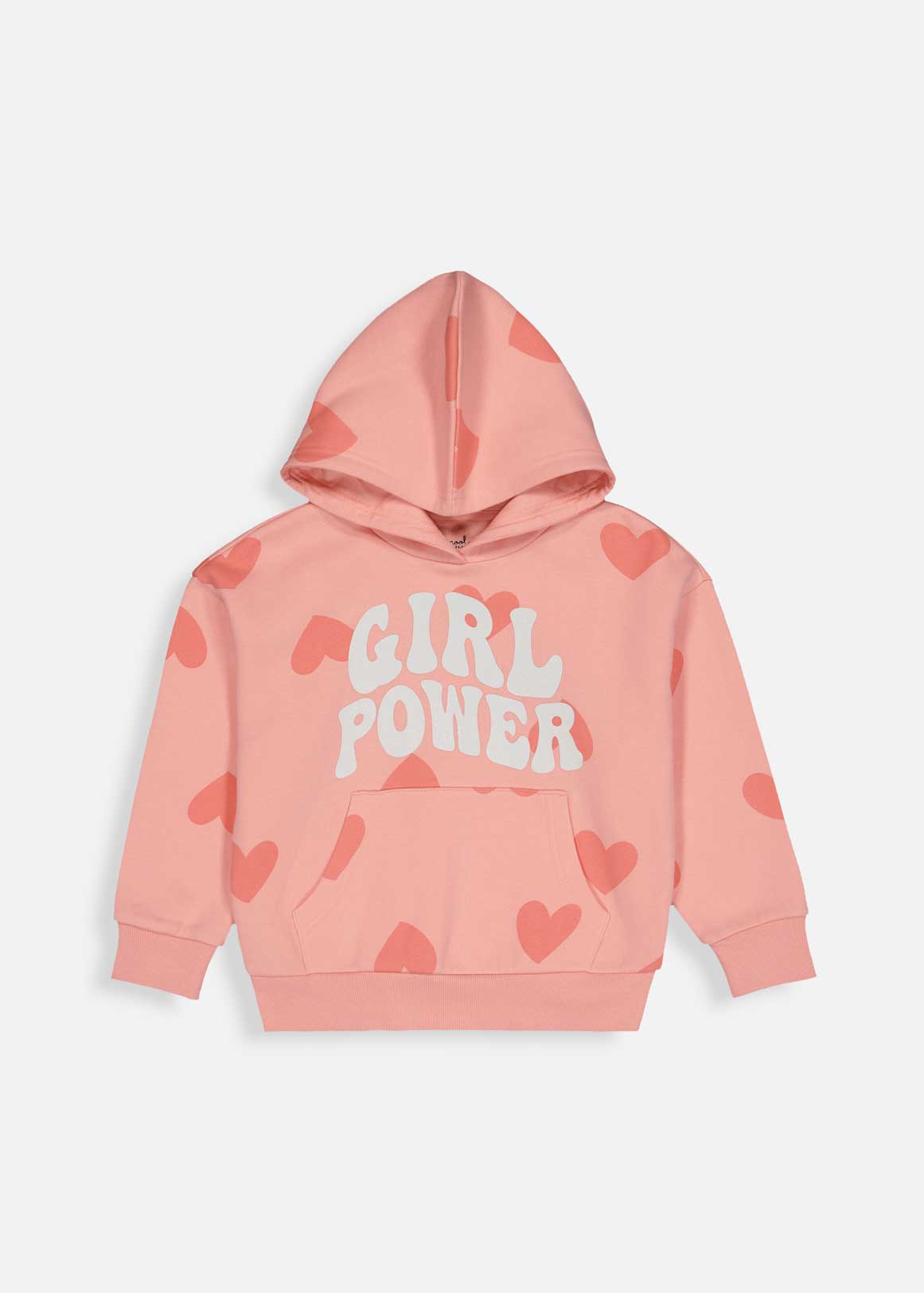 Heart Print Fleece Hoodie | Woolworths.co.za